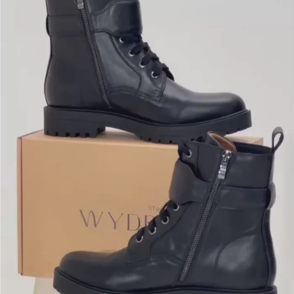 Combat Boots with Guard - Black - Picture 7 of 7